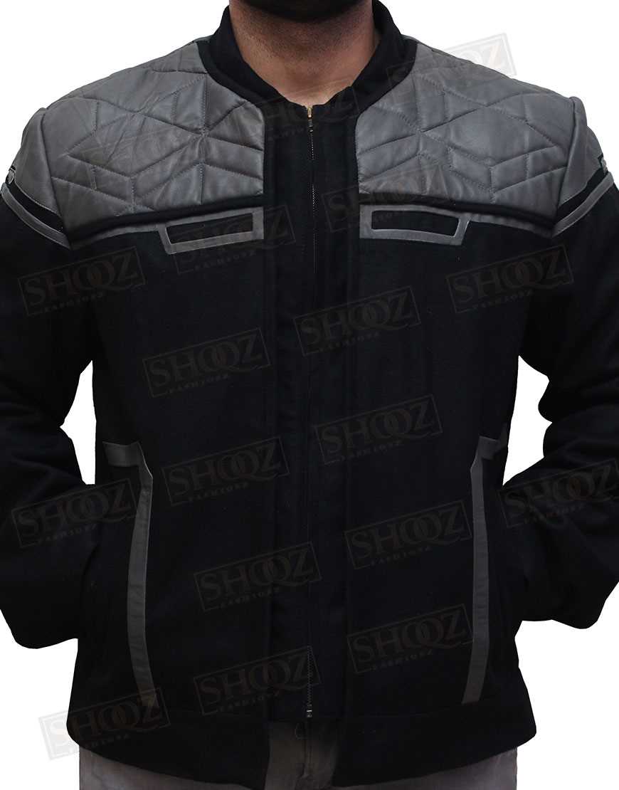 Star Trek Picard Patrick Stewart Black Jacket